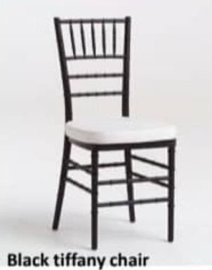 Black Tiffany chairs