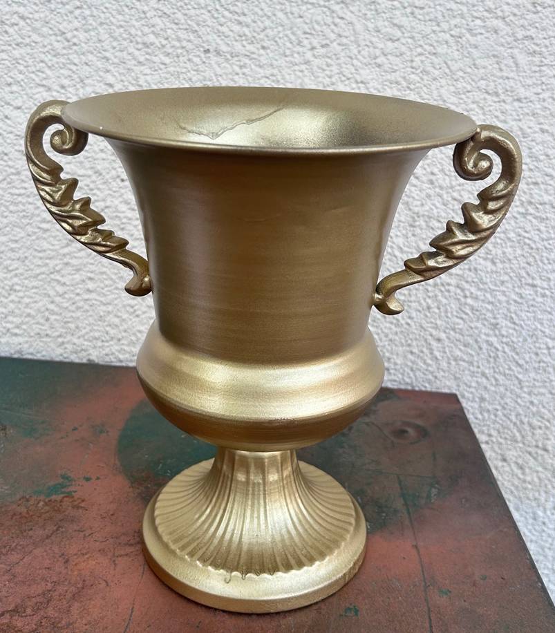Gold Flower Urn 