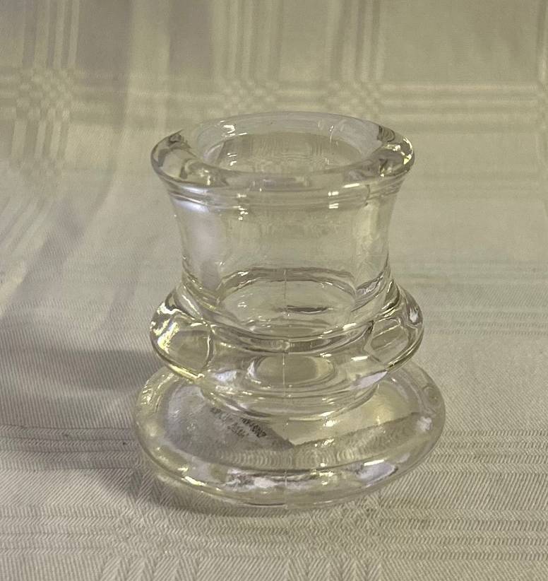 Small Glass Candle Holder