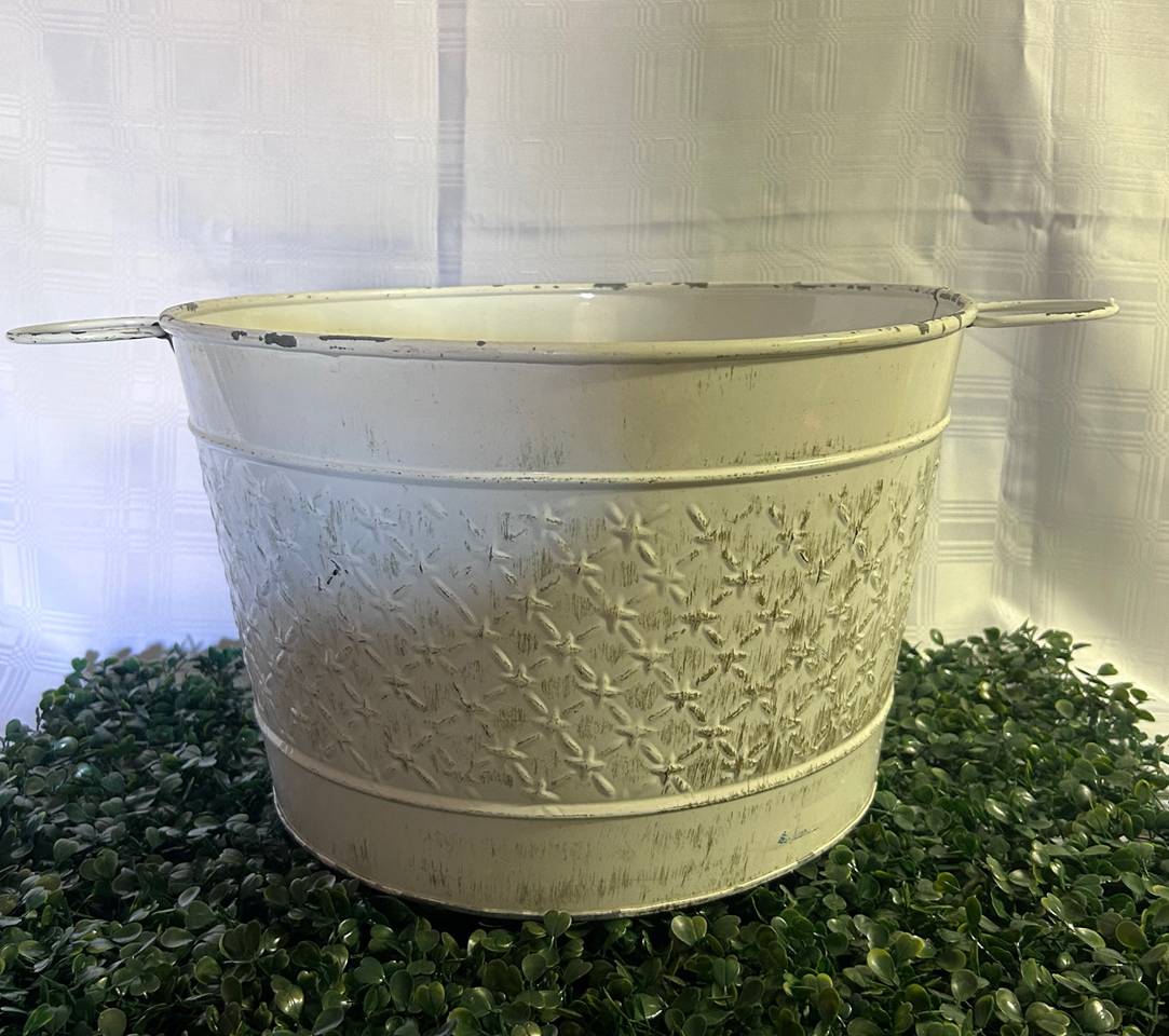 White Washed Champer Bowl 