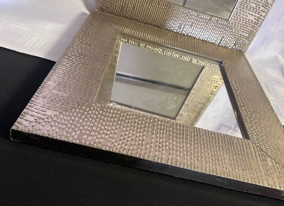 Vintage Frame Square Mirror 