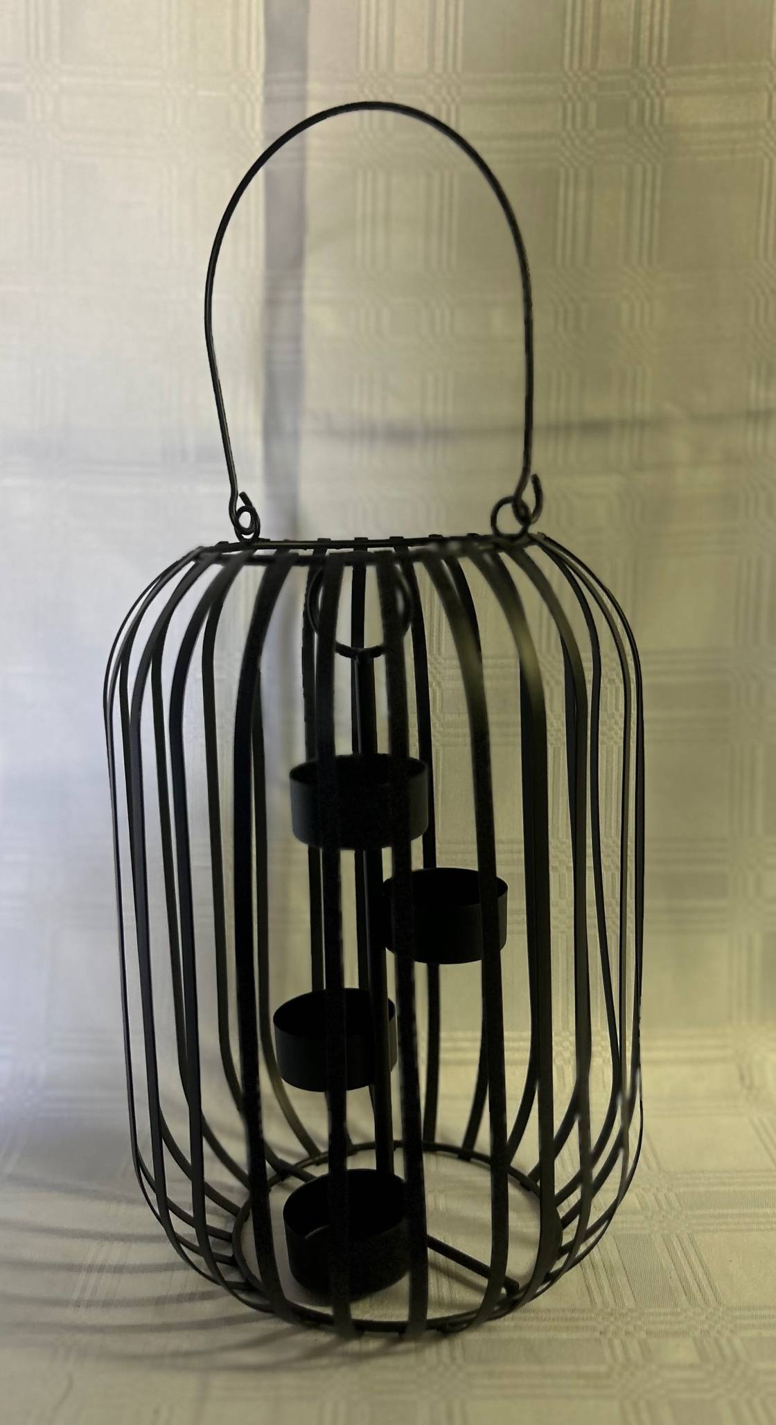 Hanging Tealight Cage Lantern 