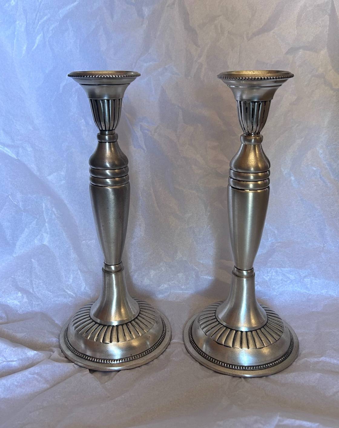 Antique Silver Candle sticks 