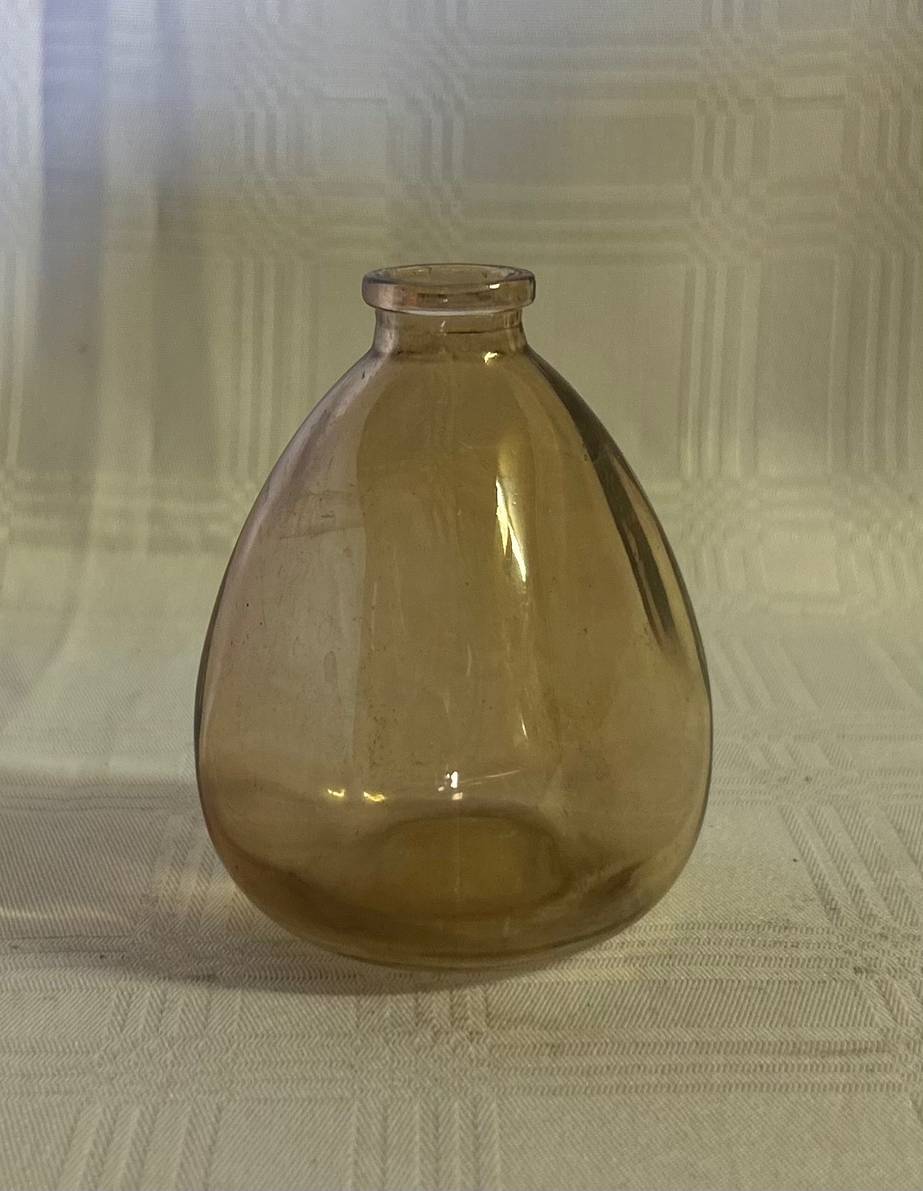 Stained Brown Bubble vases - small 