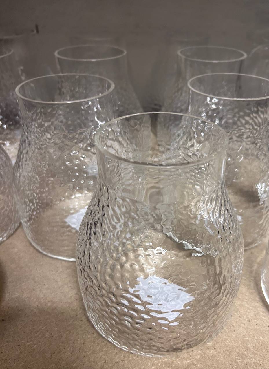 Variety of glass vases 