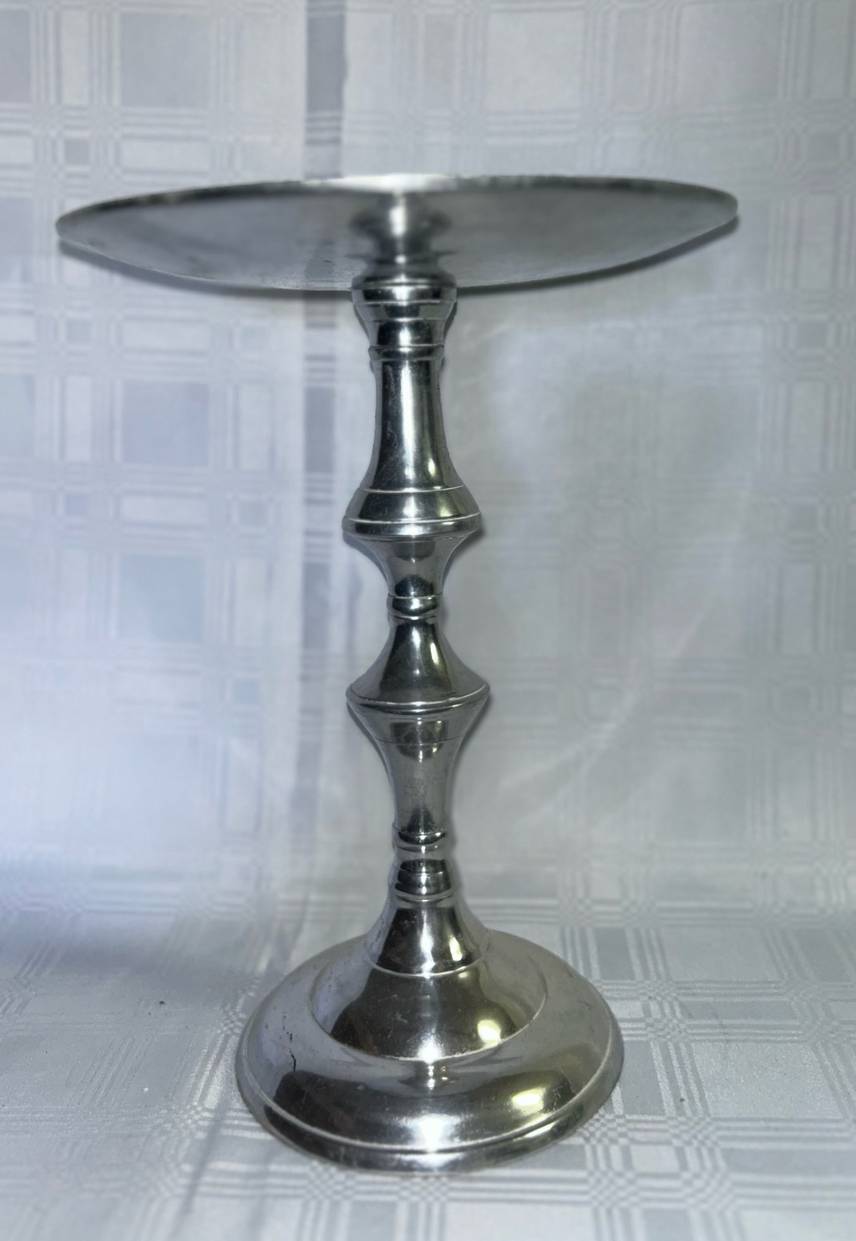Silver Cake/Candle Stand 