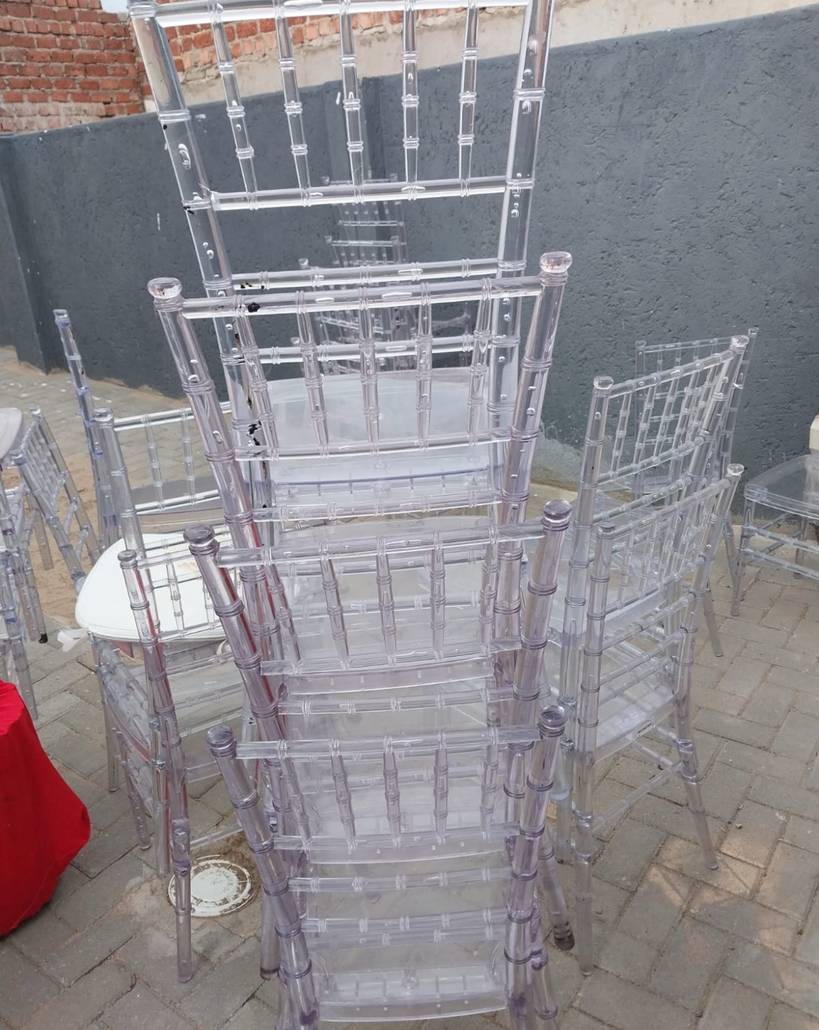 Clear Tiffany Chairs 