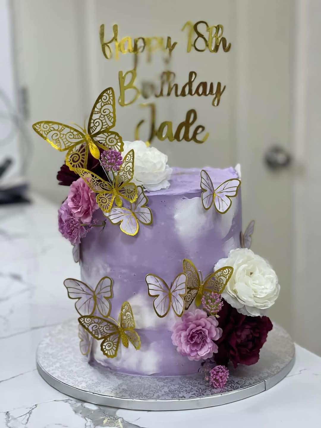 Butterfly Themed Cake