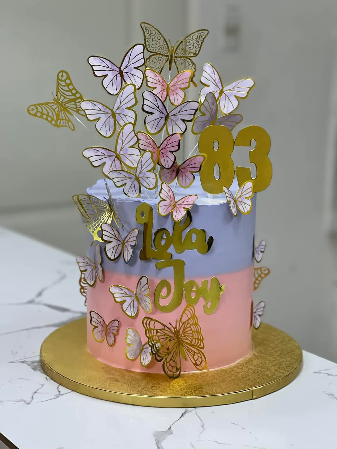 Butterfly Themed Cake