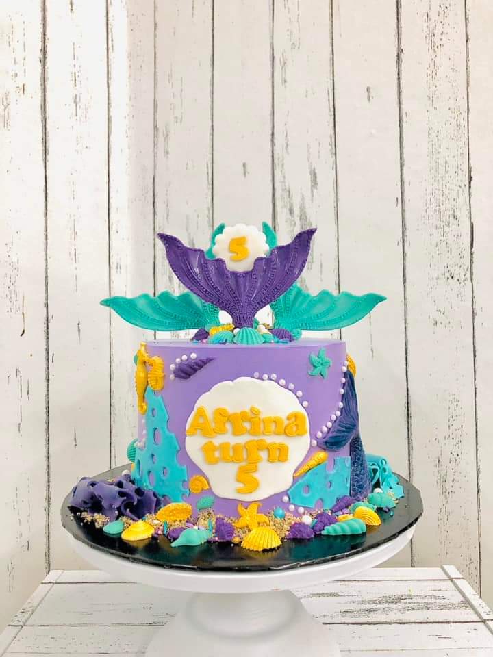 Mermaid Themed Cake