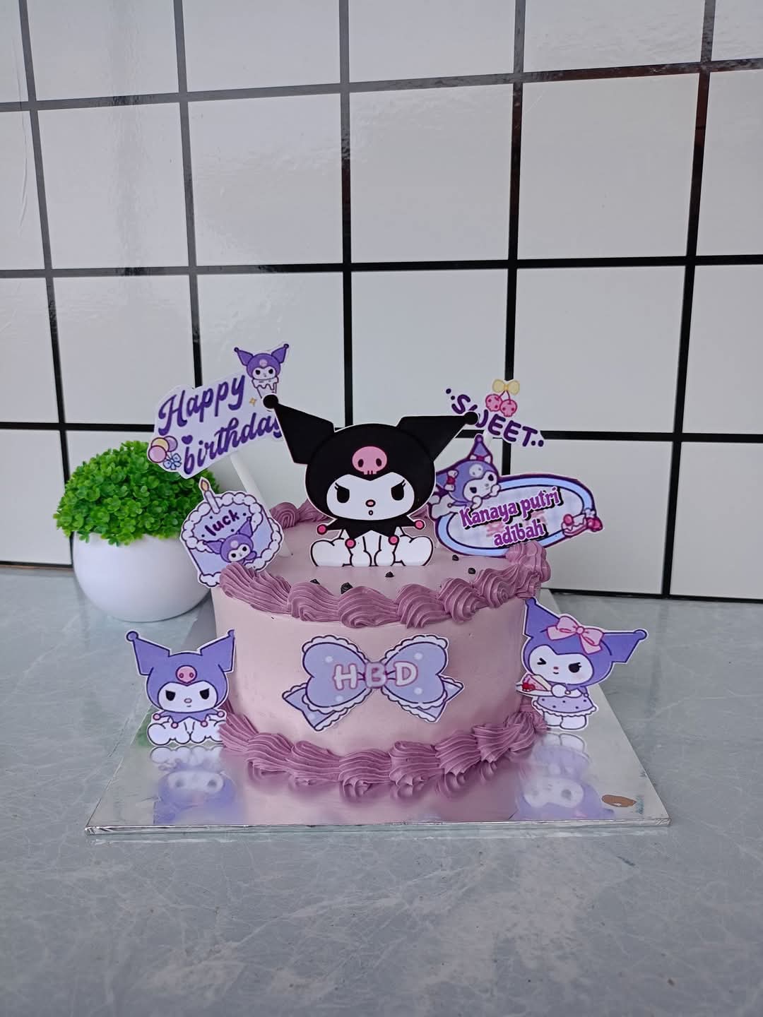 Kuromi Themed Cake 14