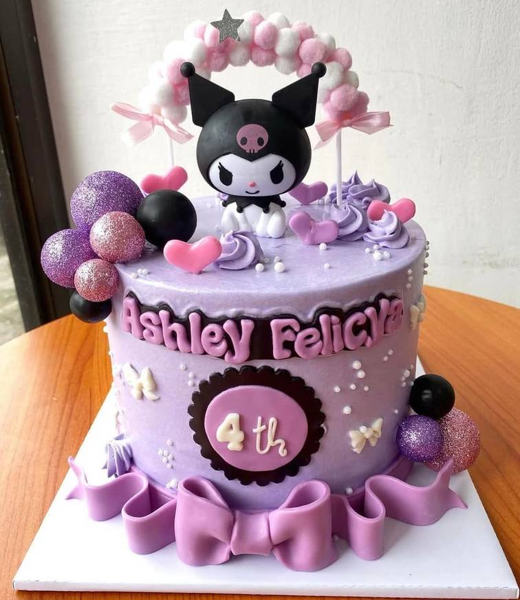 Kuromi Themed Cake 10