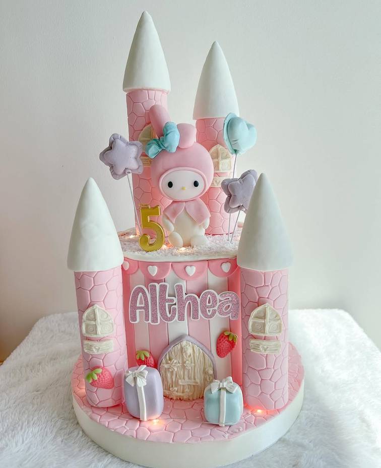 My Melody Themed Cake