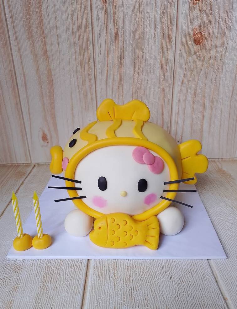 Hello Kitty Themed Cake