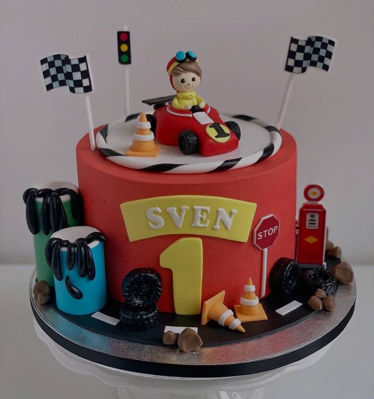 Car Themed Cake