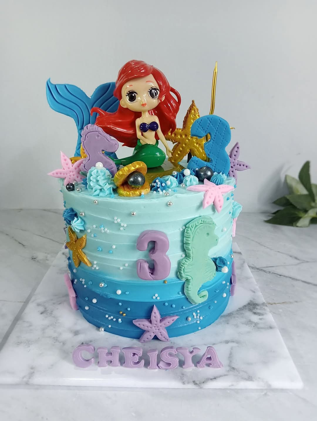 Mermaid Themed Cake 