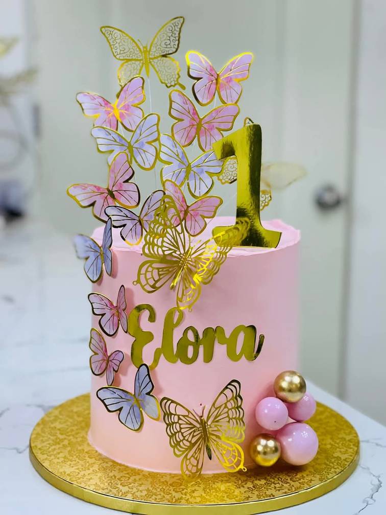Butterfly Themed Cake
