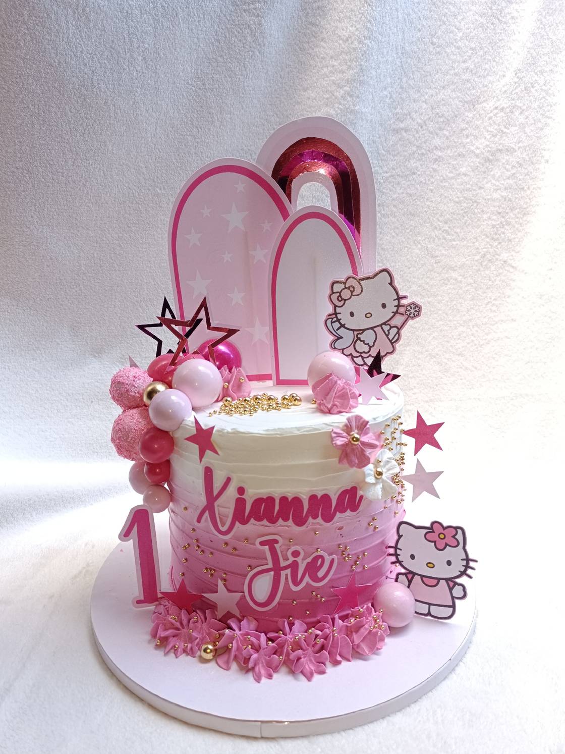 Hello Kitty Themed Cake