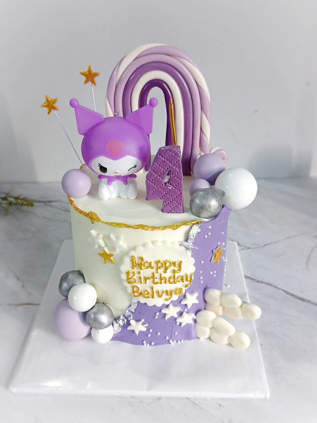 Kuromi Themed Cake 12