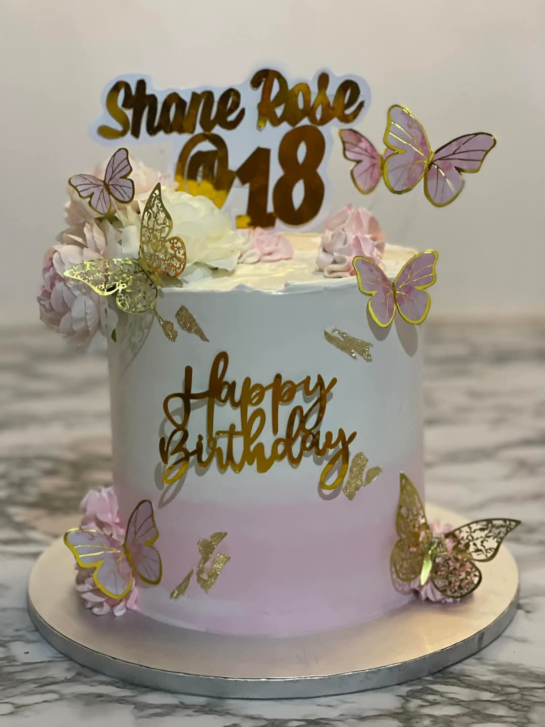 Butterfly Themed Cake