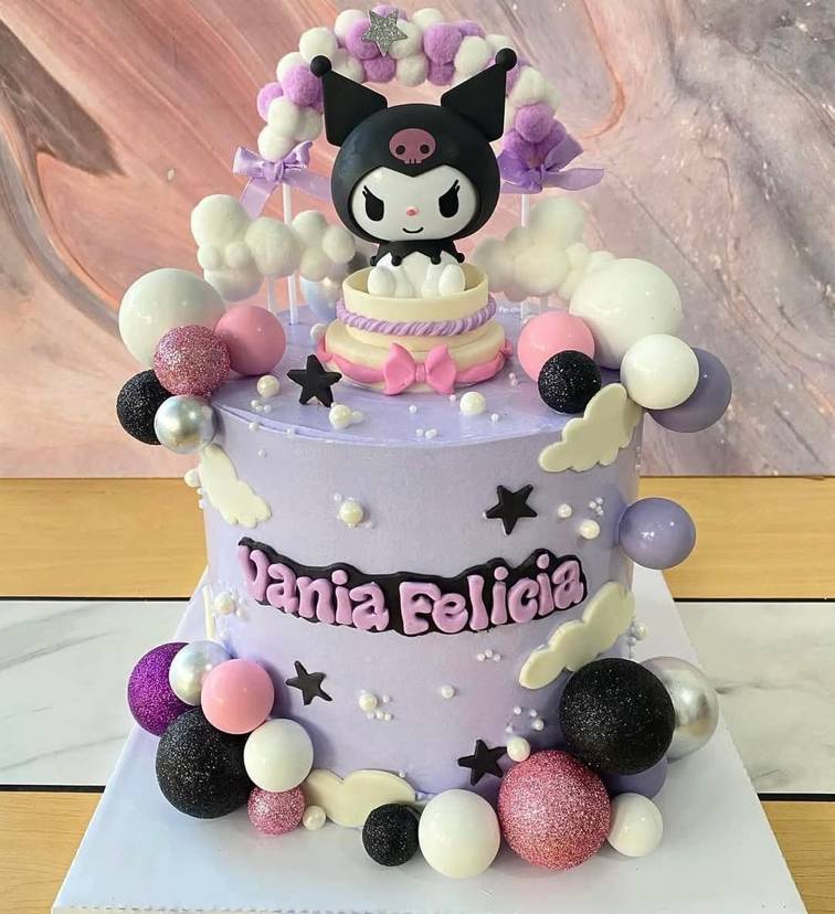 Kuromi Themed Cake 11
