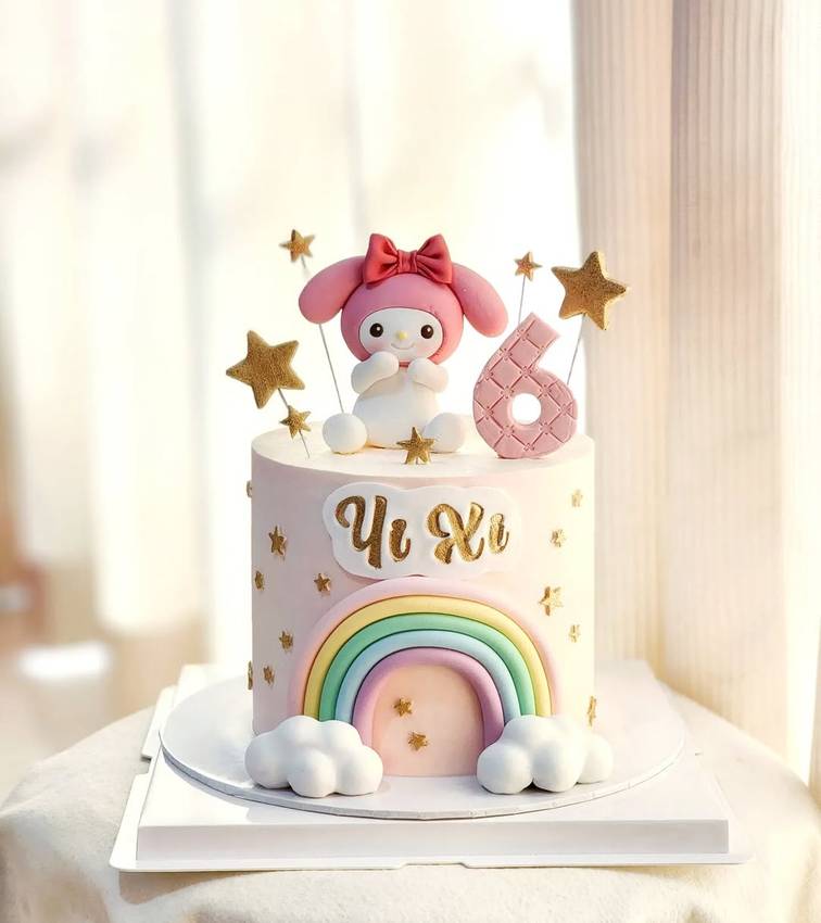 My Melody Themed Cake 