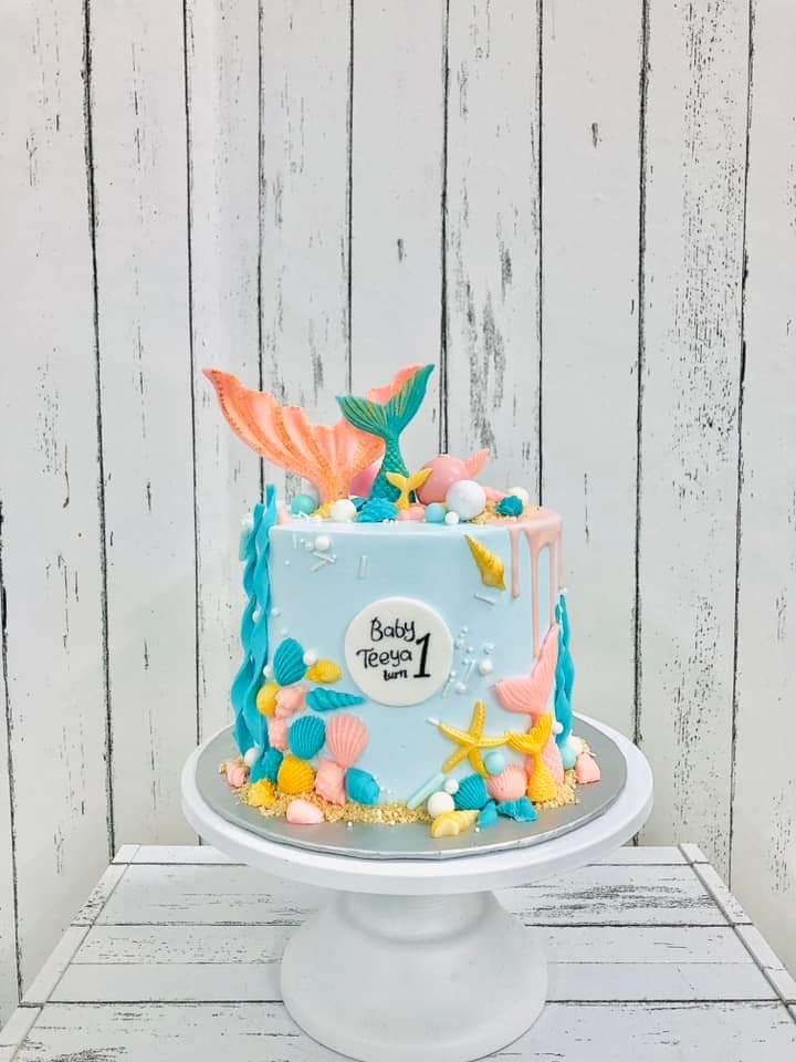 Mermaid Themed Cake