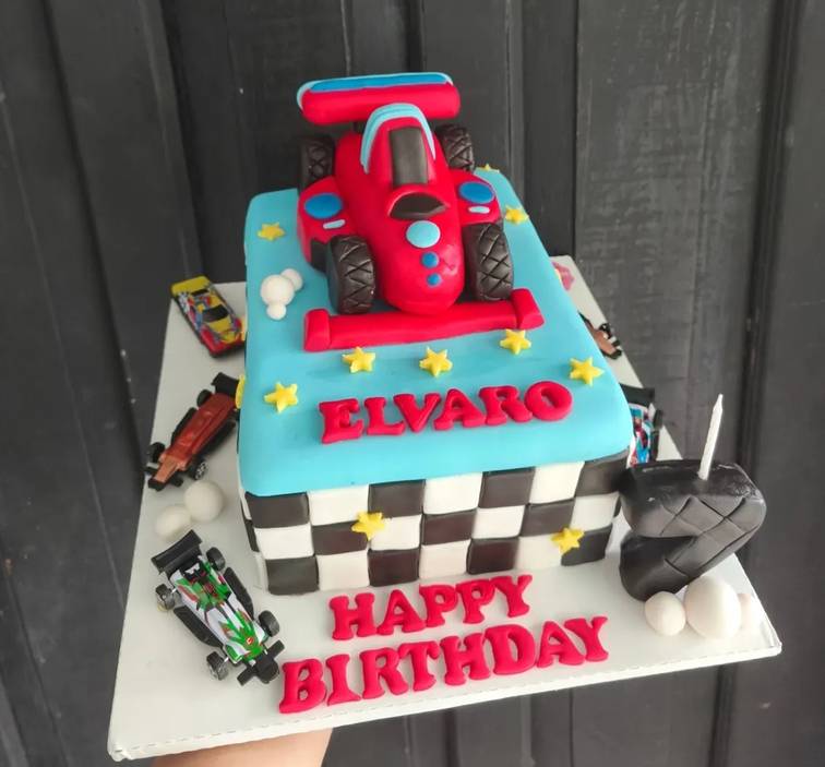 Car Themed Cake