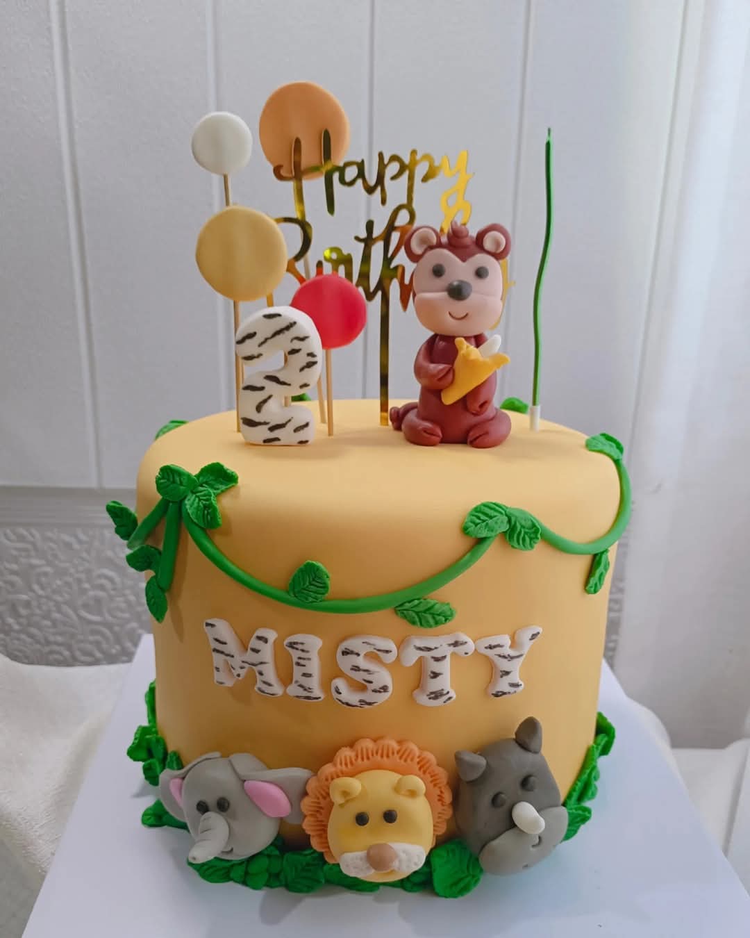 Safari Themed Cake