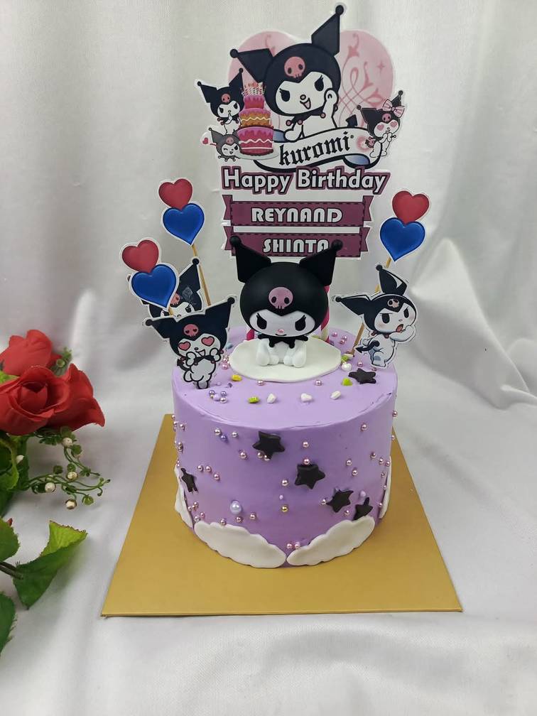 Kuromi Themed Cake 7